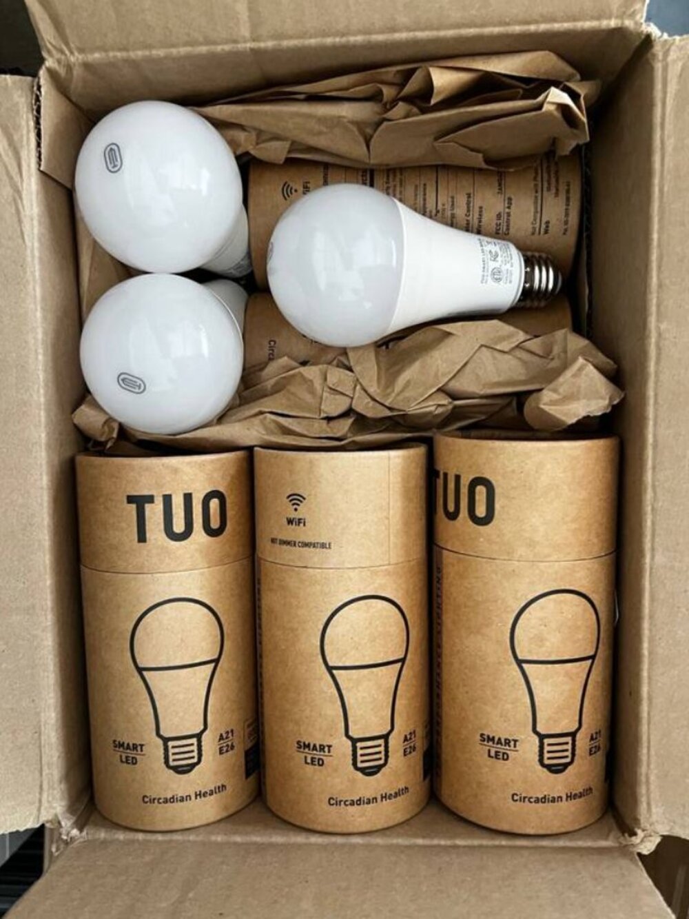 Tuo Circadian Smart Bulb Lightbulbs - brand new in box - 5 for $160